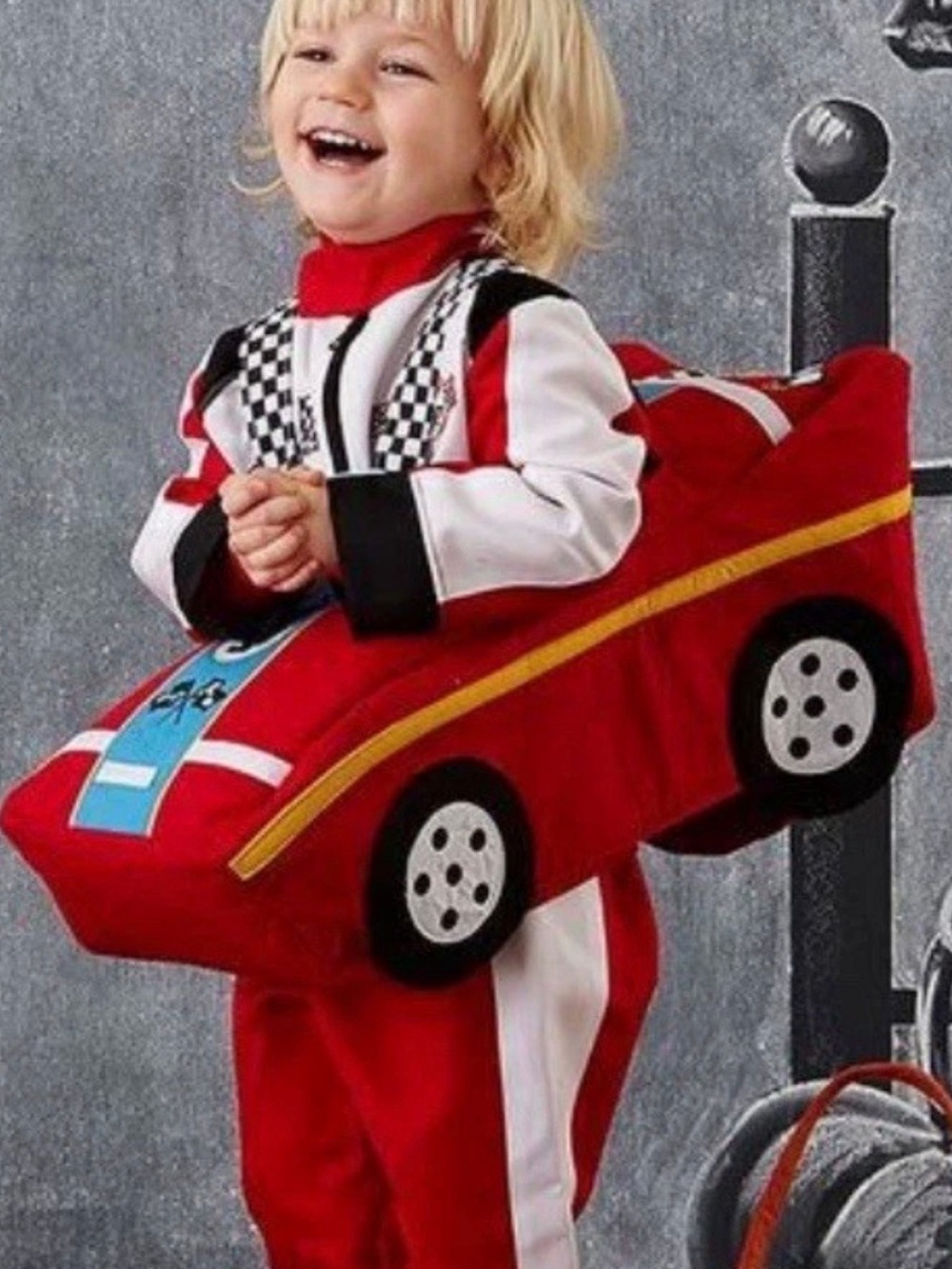 VINTAGE Pottery Barn- Hot wheels costume